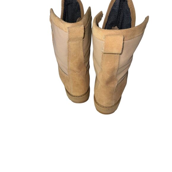 Vibram Soled Army Military Combat Boots Size 10.5 Mid Calf Hot Weather - Picture 2 of 9